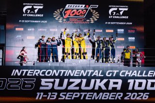 99 Chevrolet Corvette Z06 GT3.R, Johor Motorsports Racing - JMR: Prince Jefri Ibrahim, Prince Abu Bakar Ibrahim, Ben Green, 60 Ferrari 296 GT3 EVO, LM Corsa: Kei Nakanishi, Shigekazu Wakisaka, Giancarlo Fisichella, 10 BMW M4 GT3 EVO, Team KRC: Brian Lee,  | Gruppe C GmbH