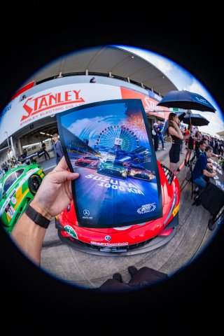 28 Mercedes-AMG GT3 EVO, Craft-Bamboo Racing: Kevin Tse, Daisuke Yamawaki, Jo&atilde;o Paulo De Oliveira, 77 Mercedes-AMG GT3 EVO, Mercedes-AMG Team Craft-Bamboo Racing: Luca Stolz, Maxime Martin, Kakunoshin Ohta, 75 Mercedes-AMG GT3 EVO, 75 Express: Mika&euml;l Gren | Gruppe C GmbH